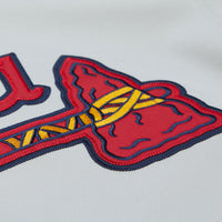 Atlanta Braves Fred McGriff Mitchell & Ness Gray 1995 Throwback Authentic Jersey
