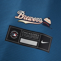 Milwaukee Brewers Nike Mineral Blue 2026 City Connect Stadium Jersey