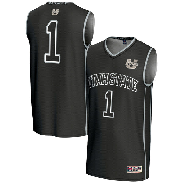 #1 Utah State Aggies GameDay Greats Lightweight Basketball Jersey - Black