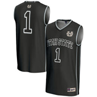 #1 Utah State Aggies GameDay Greats Lightweight Basketball Jersey - Black