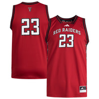 #23 Texas Tech Red Raiders adidas Replica Swingman Jersey - Red
