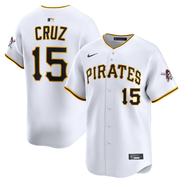 Pittsburgh Pirates Oneil Cruz Nike White Home Limited Player Jersey