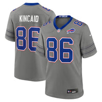 Buffalo Bills Dalton Kincaid Nike Gray Nickel City Game Jersey