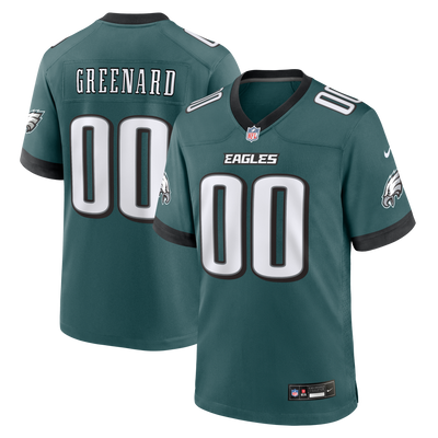 Philadelphia Eagles Jonathan Greenard Nike Midnight Green Game Jersey