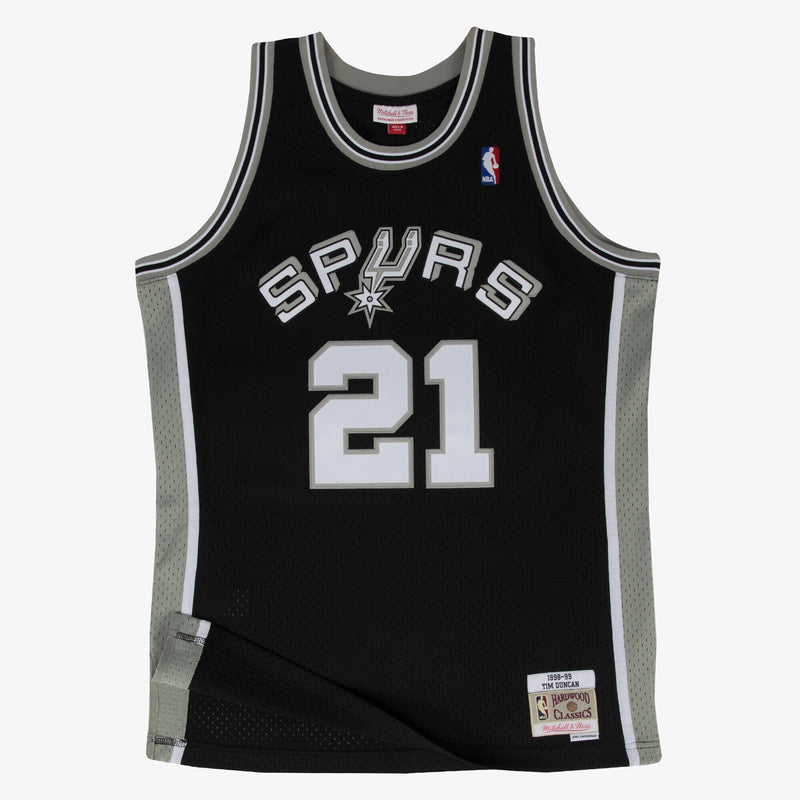 San Antonio Spurs Mitchell & Ness Swingman Jersey Road Tim Duncan 1998-99