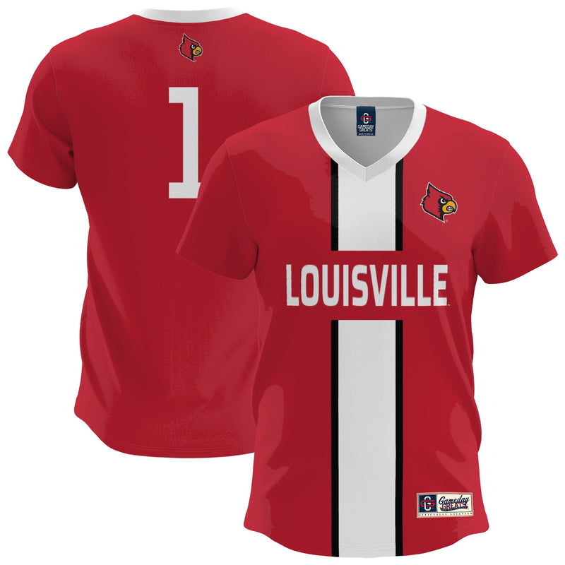 Louisville Cardinals GameDay Greats Lightweight Soccer Fashion Jersey - Red