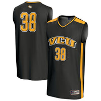 #38 VCU Rams GameDay Greats Lightweight Basketball Fashion Jersey - Black