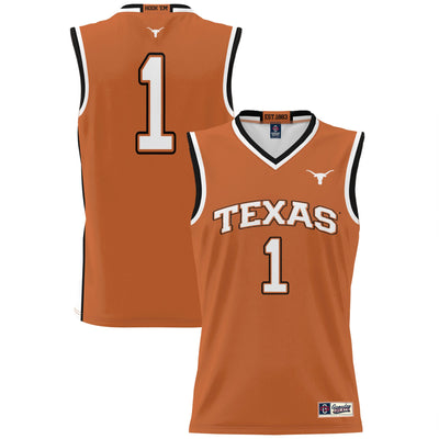#1 Texas Longhorns GameDay Greats Lightweight Collegiate Basketball Jersey - Texas Orange