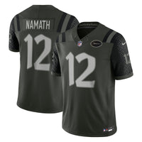 New York Jets Joe Namath Nike Gotham Green 2025 Rivalries Collection Stitched Limited Jersey