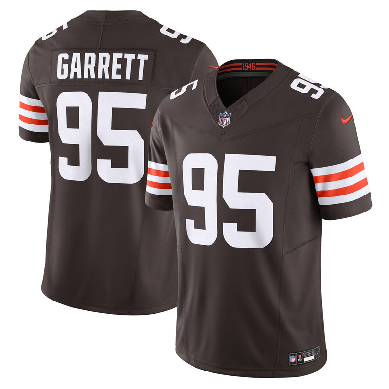 Cleveland Browns Myles Garrett Nike Brown Vapor F.U.S.E. Limited Jersey