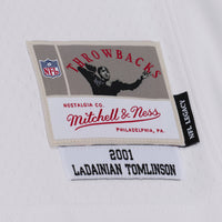 San Diego Chargers LaDainian Tomlinson Mitchell & Ness White 2001 Legacy Replica Player Jersey
