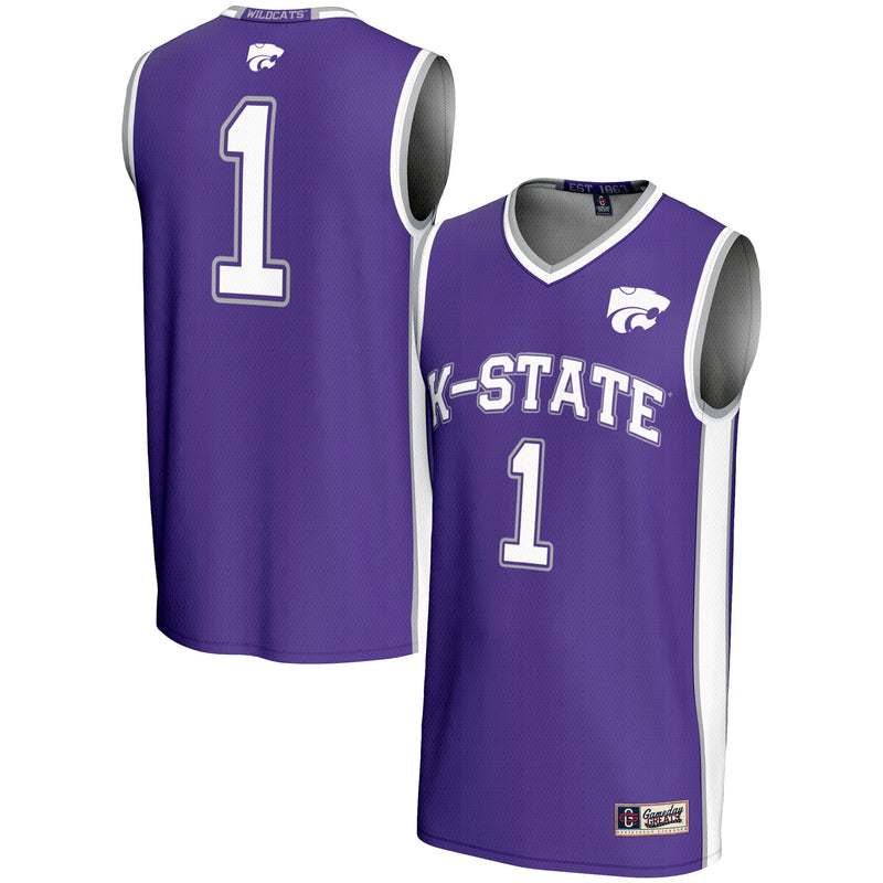 #1 Kansas State Wildcats GameDay Greats Lightweight Basketball Jersey - Purple