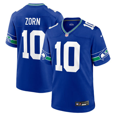 Seattle Seahawks Jim Zorn Nike Royal Retired Player Alternate Game Jersey