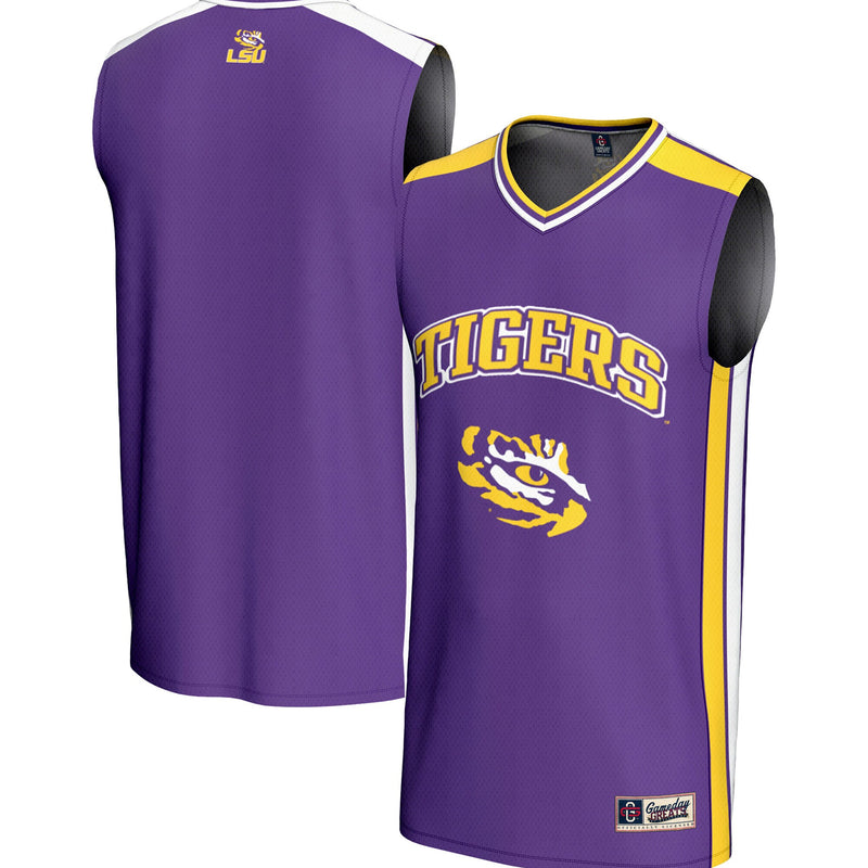 LSU Tigers GameDay Greats Spirit Basketball Jersey - Purple