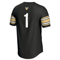 #1 Vanderbilt Commodores GameDay Greats Lightweight Lacrosse Jersey - Black