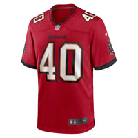 Tampa Bay Buccaneers Mike Alstott Nike Red Retired Player Game Jersey