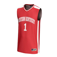 #1 Western Kentucky Hilltoppers GameDay Greats Lightweight Collegiate Basketball Fashion Jersey - Red