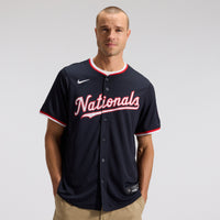 Washington Nationals James Wood Nike Navy Alternate Limited Player Jersey