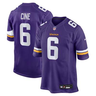 Minnesota Vikings Lewis Cine Nike Purple Game Player Jersey