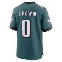 Philadelphia Eagles Marquise Brown Nike Midnight Green Team Game Jersey