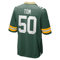 Green Bay Packers Zach Tom Nike Green Game Player Jersey