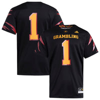 Grambling Tigers adidas Premier Strategy Jersey - Black
