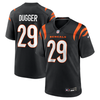 Cincinnati Bengals Kyle Dugger Nike Black Team Game Jersey