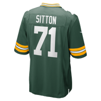 Green Bay Packers Josh Sitton Nike Green Retired Game Jersey