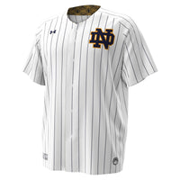 Notre Dame Fighting Irish Under Armour Replica Baseball Jersey - White