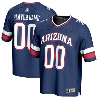 Arizona Wildcats GameDay Greats NIL Pick-A-Player Lightweight Collegiate Football Fashion Jersey - Navy