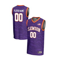 Clemson Tigers GameDay Greats NIL Pick-A-Player Basketball Lightweight Jersey - Purple