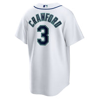 Seattle Mariners JP Crawford Nike White Home Replica Jersey