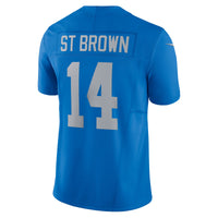 Detroit Lions Amon-Ra St. Brown Nike Blue Vapor F.U.S.E. Alternate Limited Jersey