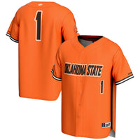#1 Oklahoma State Cowboys GameDay Greats Lightweight Baseball Fashion Jersey - Orange