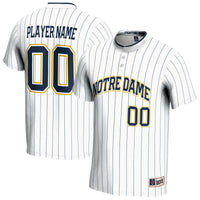 Notre Dame Fighting Irish GameDay Greats NIL Pick-A-Player Lightweight Softball Jersey - White