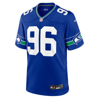 Seattle Seahawks Cortez Kennedy Nike Royal Retired Player Alternate Game Jersey
