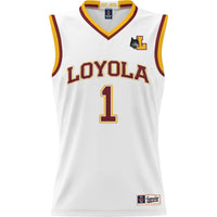 #1 Loyola Chicago Ramblers GameDay Greats Lightweight Basketball Jersey - White