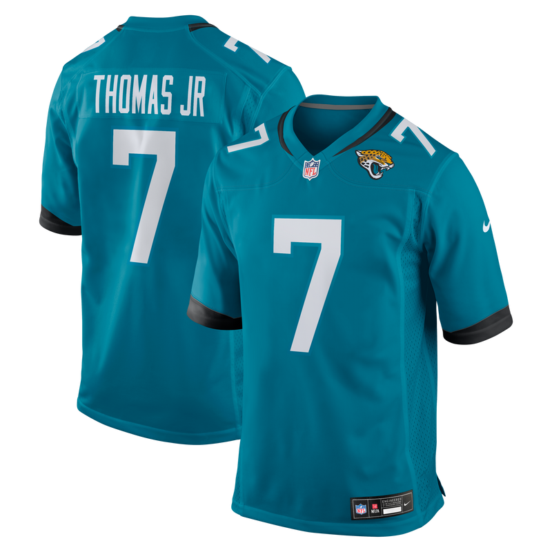 Jacksonville Jaguars Brian Thomas Jr Nike Teal Player Game Jersey