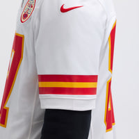 Kansas City Chiefs Travis Kelce Nike White Vapor F.U.S.E. Limited Jersey