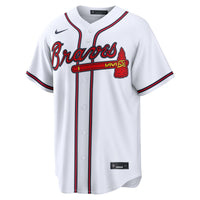 Atlanta Braves Ronald Acuña Jr. Nike White Home Replica Jersey