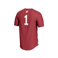 #1 Washington State Cougars GameDay Greats Lightweight Soccer Fashion Jersey - Crimson