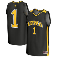 Iowa Hawkeyes GameDay Greats Lightweight Collegiate Basketball Fashion Jersey - Black