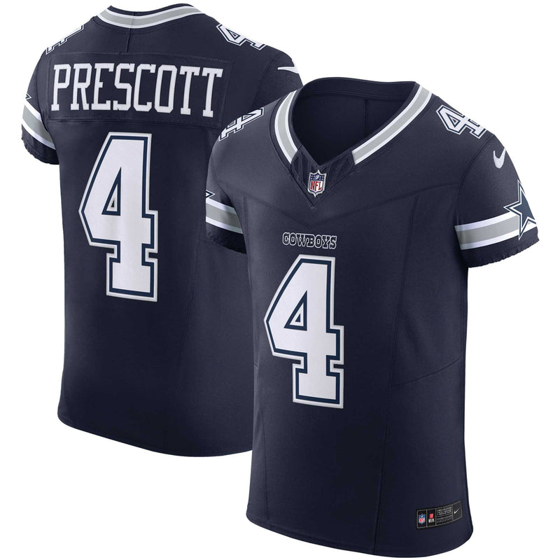 Dallas Cowboys Dak Prescott Nike Navy Team Vapor F.U.S.E. Elite Jersey