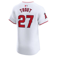 Los Angeles Angels Mike Trout Nike White Home Elite Player Jersey