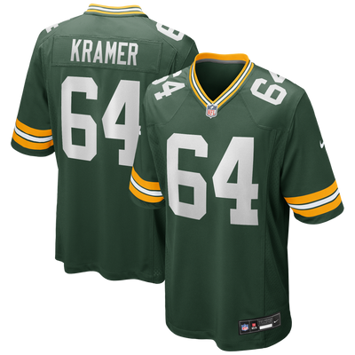 Green Bay Packers Jerry Kramer Nike Green Game Retired Player Jersey