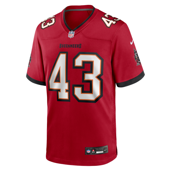Tampa Bay Buccaneers Chris Braswell Nike Red Game Jersey