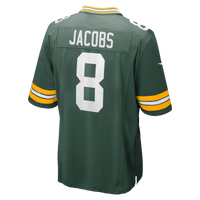 Green Bay Packers Josh Jacobs Nike Green Team Game Jersey