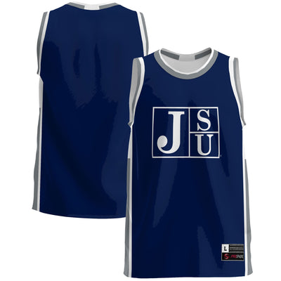 Jackson State Tigers GameDay Greats Lightweight Basketball Jersey - Navy