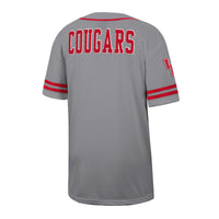 Colosseum Gray Houston Cougars Free Spirited Baseball Jersey
