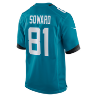 Jacksonville Jaguars R. Jay Soward Nike Teal Retired Player Team Game Jersey